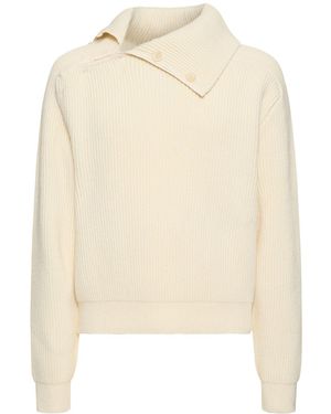 Jacquemus Le Chouchouコレクション オフホワイト La Maille Vega セーター