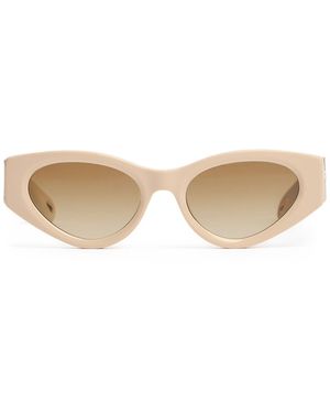 Chloé Katzenaugensonnenbrille Aus Acetat "marcie" - Natur