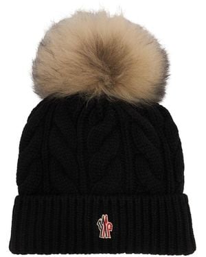 Moncler ヴァージンウールブレンドビーニー - マルチカラー