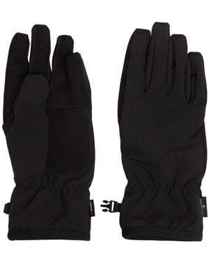 Stone Island Logo Gloves - Black