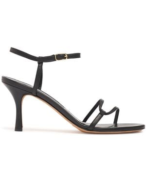Emme Parsons 80mm Loop Leather Sandals - Black