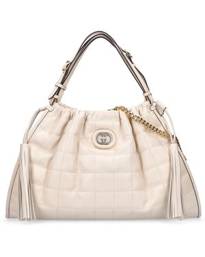Gucci Deco キルテッドレザートートバッグ - ナチュラル