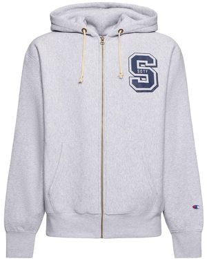 Champion Herren Hoodie Aus Fleece - Grau