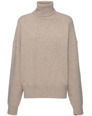 Extreme Cashmere Jill カシミアブレンドタートルネックセーター - ブラウン