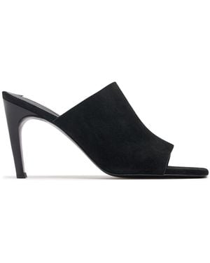 TOTEME 85Mm Leather Mules - Black