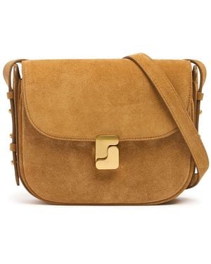 Soeur Mini Bellissima スエードショルダーバッグ - ブラウン