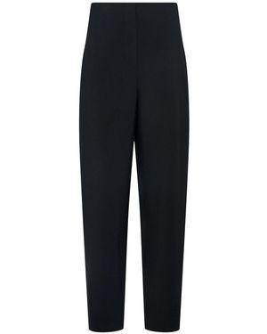 Sportmax Adelchi1234 ビスコースワイドパンツ - ブラック