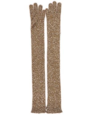 Brunello Cucinelli Damen Handschuhe „Prestige“ - Natur