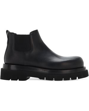 Bottega Veneta Lug レザーチェルシーブーツ - ブラック