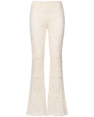 Ermanno Scervino Flared Silhouette Pants With Fitted Waist