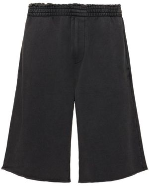 Helmut Lang Cotton Shorts - Black