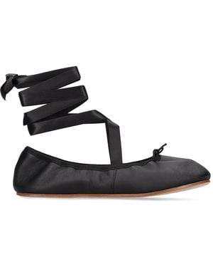 Repetto 10Mm Sophia Leather Ballerinas - Black