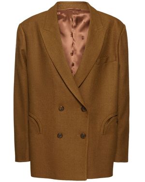 Blazé Milano Kallima Nightbreak シルクブレザー - ブラウン