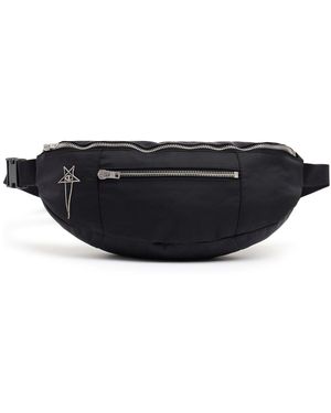 Rick Owens Champion Nylon Crossbody Bag - ブラック