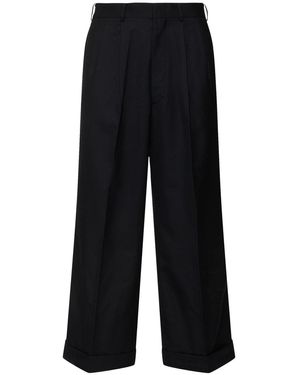 Junya Watanabe Pleated Trousers - Blue