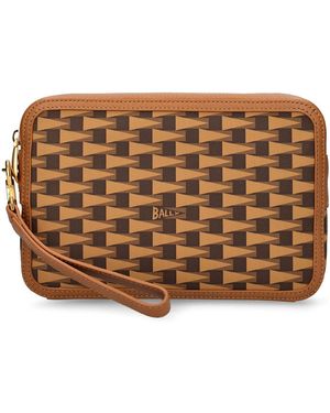 Bally Pennant New Monogram ポシェット - ブラウン