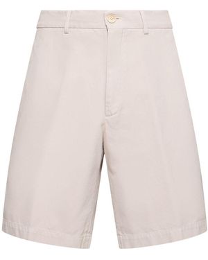 Brunello Cucinelli Cotton Bermuda Shorts - White