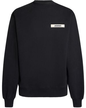 Jacquemus Le Cotton Gros Grain Sweatshirt - Blue