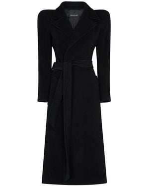Balenciaga カシミアブレンドコート - ブラック