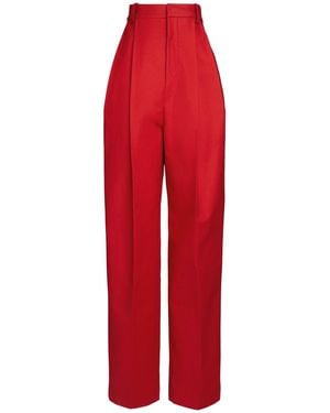 Jacquemus Le Pantalon Curzio ストレッチコットンパンツ - レッド