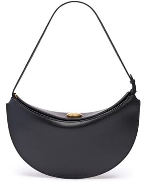 Jacquemus Damen Le Petit Calisso Rond Leather Bag - Grau