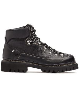 DSquared² Herren Wanderstiefel Aus Leder „Canadian“ - Schwarz
