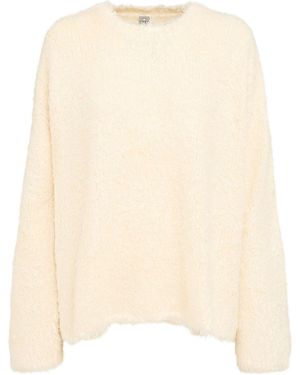 TOTEME Damen Strickpullover Aus Baumwolle - Natur
