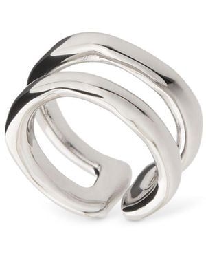 Jil Sander Thin Chain Ring - Metallic