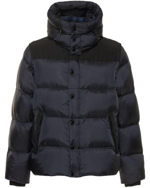 Burberry Leeds Hooded Nylon Down Jacket - Black