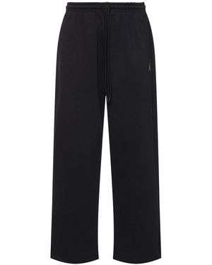 Nike Oversize Cotton Blend Pants - Blau