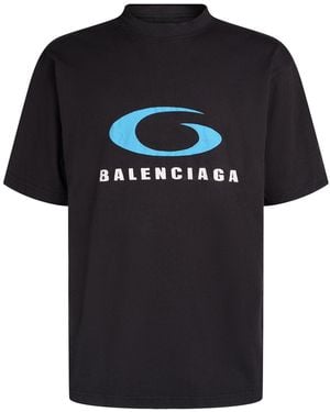Balenciaga ブラック Loop Sports Icon ミディアムフィット Tシャツ