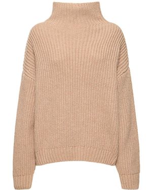 Anine Bing Rollkragensweater Aus Alpakamischung "sydney" - Natur
