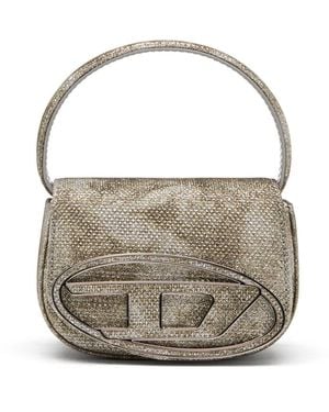 DIESEL Xs 1dr Crystals Top Handle Bag - Metallic