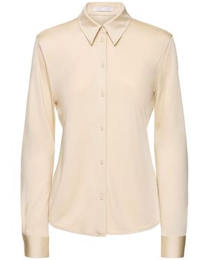 Helmut Lang Fluid Viscose Shirt - Natural