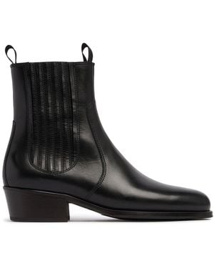 Lemaire Leather Chelsea Boots - Black