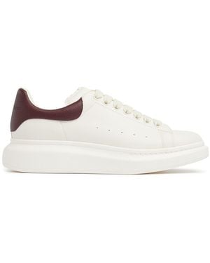 McQueen Oversized レザースニーカー 45mm - ホワイト