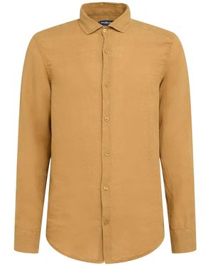 Frescobol Carioca Herren Langärmeliges Shirt Aus Leinen „Antonio“ - Mehrfarbig