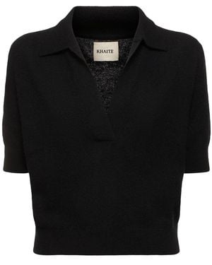 KHAITE Jo ストレッチカシミアトップ - ブラック