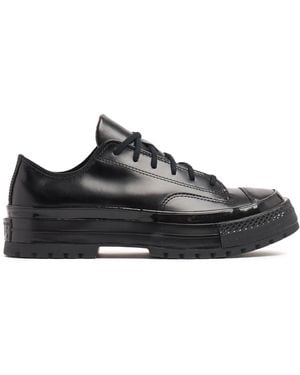 Converse 30Mm Chuck 70 National Leather Trainers - Black
