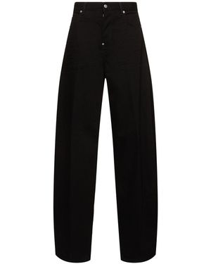 DSquared² Tief Sitzende Jeans Mit Weitem Bein "icon Amelia" - Schwarz