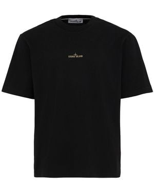 Stone Island Cotton Jersey T-Shirt - Black