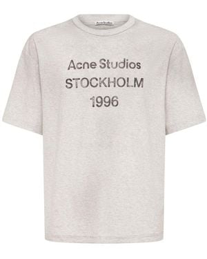 Acne Studios Exford 1996 S/s Cotton Jersey T-shirt - ホワイト