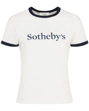 FRAME X Sotheby's Cotton T-Shirt - White