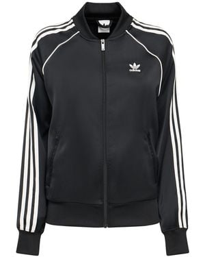 adidas Originals Satin Track Jacket - Black