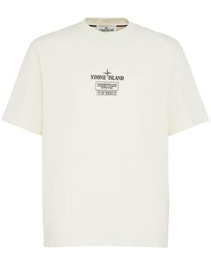 Stone Island S/s Cotton Jersey T-shirt - White