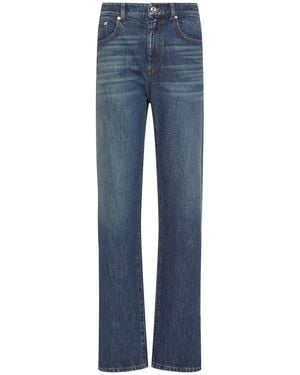 Sportmax Jeans Aus Denim Mit Niedriger Taille "tasso" - Blau