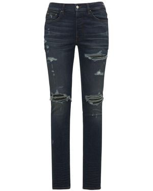 Amiri 15Cm Tapered Mx1 Cotton Denim Jeans - Blue