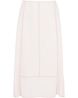 スカート Jil Sander Ivory viscose blend skirt (J03MA0115J18273 102) Jil Sander Ivory Viscose Blend Skirt in White | Lyst