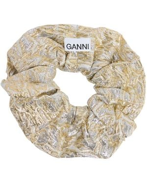 Ganni Metallic Cloque シュシュ - メタリック