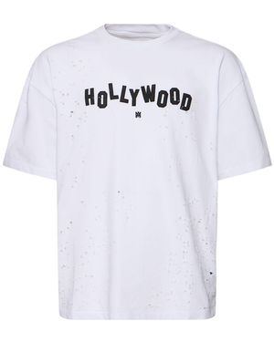 Amiri Hollywood Shotgun オーバーサイズtシャツ - ホワイト